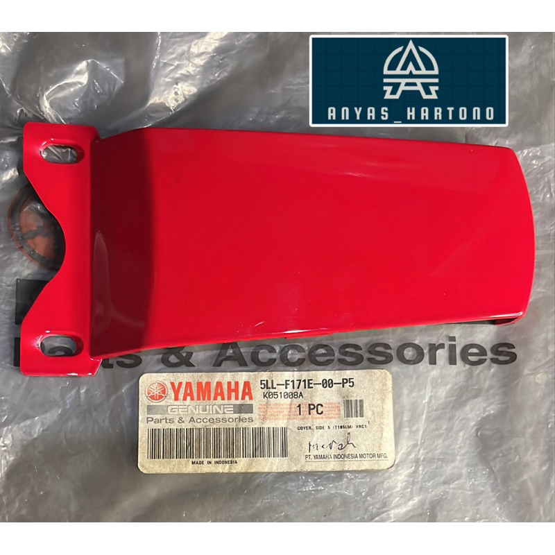 Cover tail sambungan body Jupiter Lama | Merah cabe | 5LL-F171E-00-P5 | original Yamaha