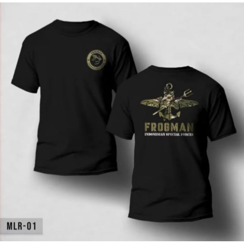 KAOS PRIA DISTRO ORIGINAL 100% II FROGMAN// KAOS PRIA KEKINIAN