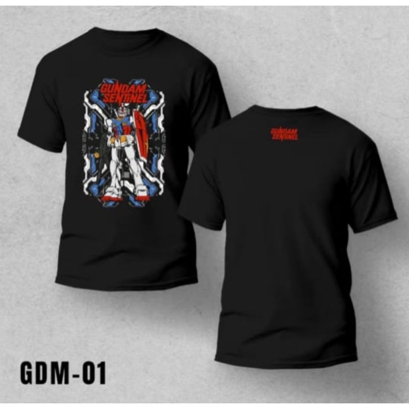 KAOS PRIA DISTRO ORIGINAL 100% II GUNDAM SENTINEL// KAOS PRIA KEKINIAN