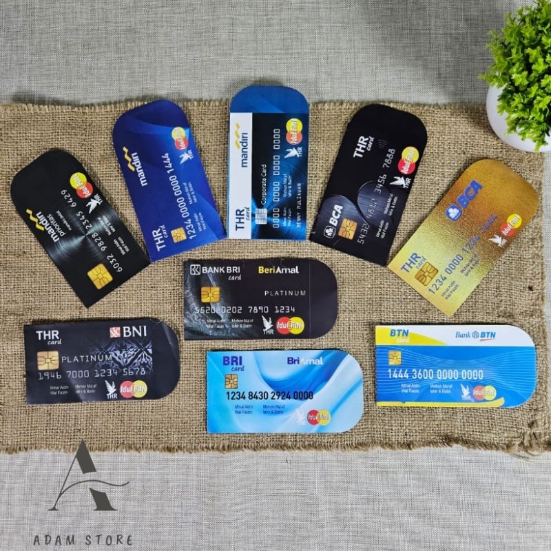 

Amplop lebaran Ampau lebaran ATM HK ukuran medium isi 100 lembar karakter mix gambar