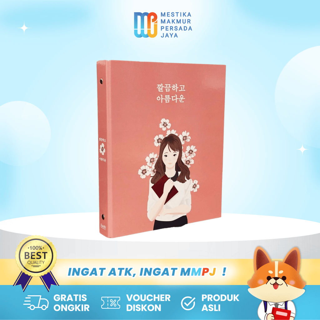 

Bantex Binder Kuliah B5 - Motif Femme Aesthetic Notebook 1328-45
