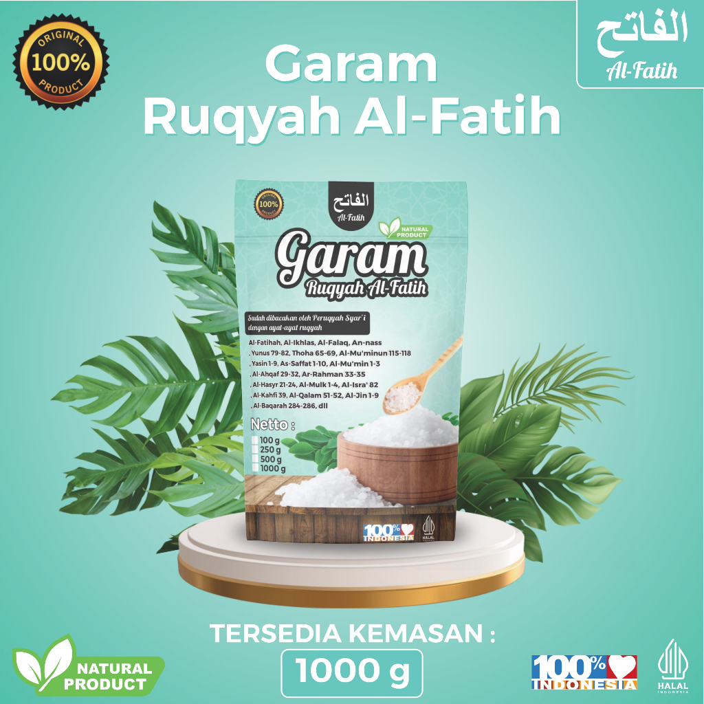 

AL FATIH - Garam ruqyah al fatih Untuk Menjaga Kesehatan Jiwa dan Raga 1kg