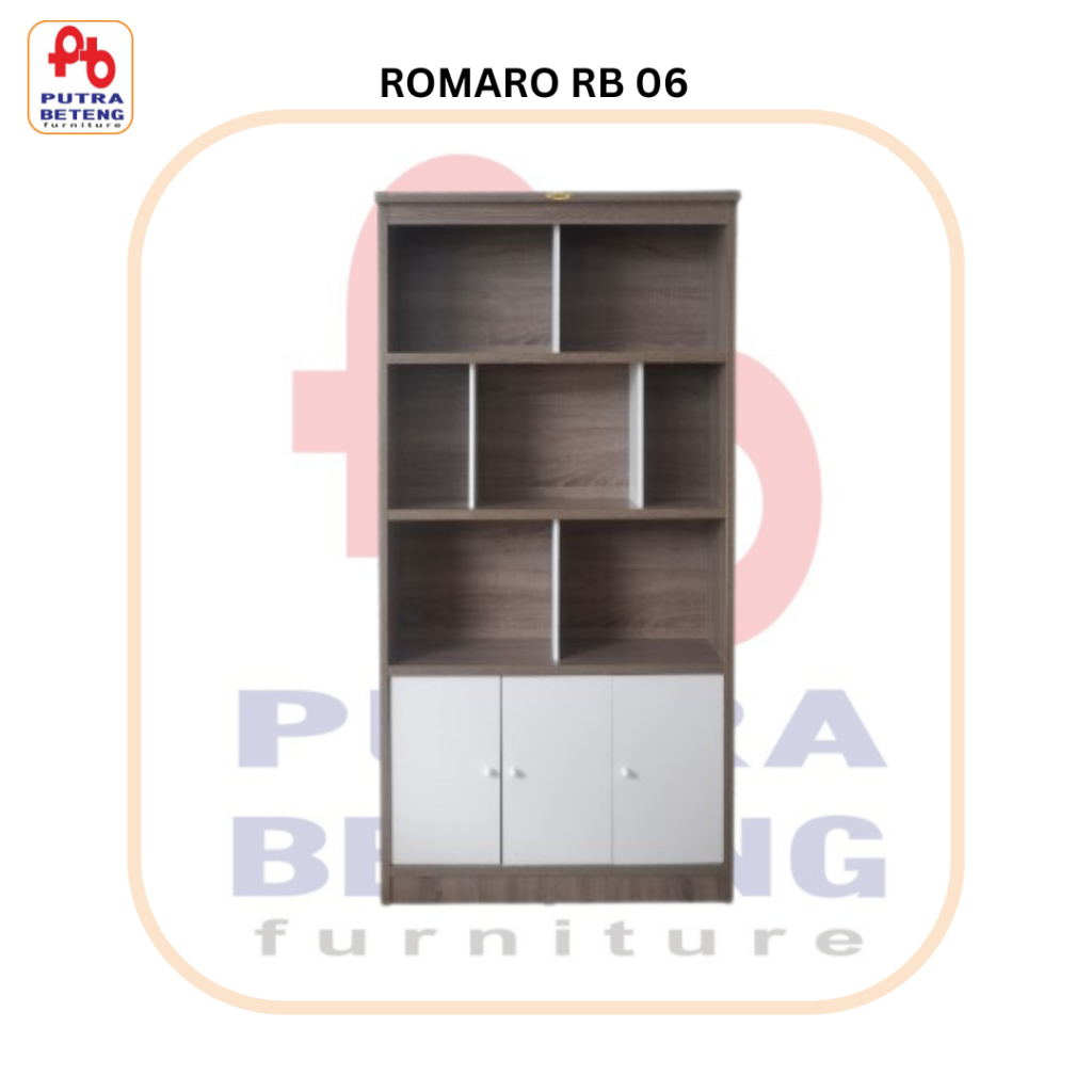 Lemari Rak Buku Romaro Rb 06