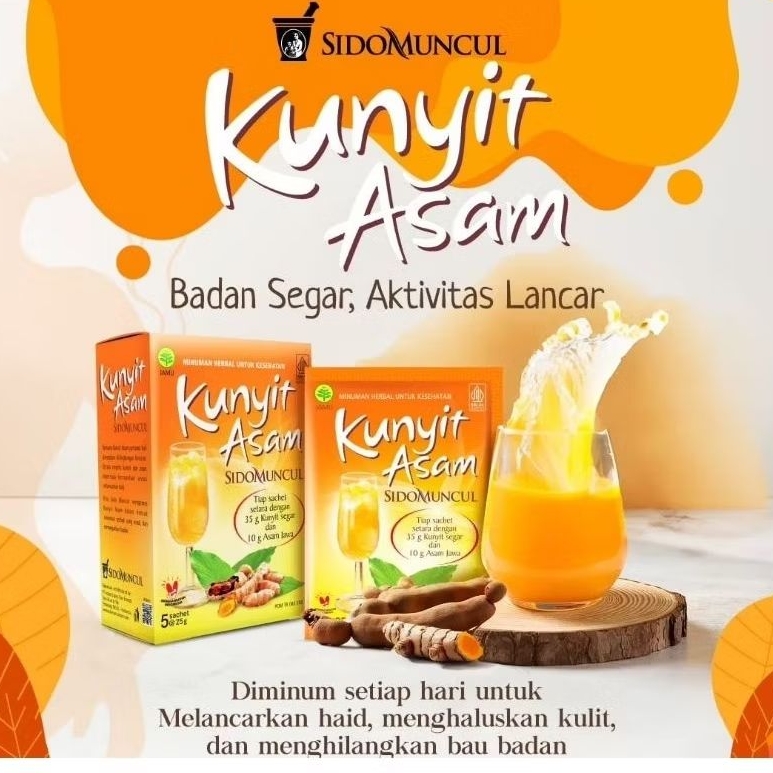 

Jamu Kunyit Asem Sidomuncul Box isi 5 anti pelakor bikin tubuh singset dan wangi