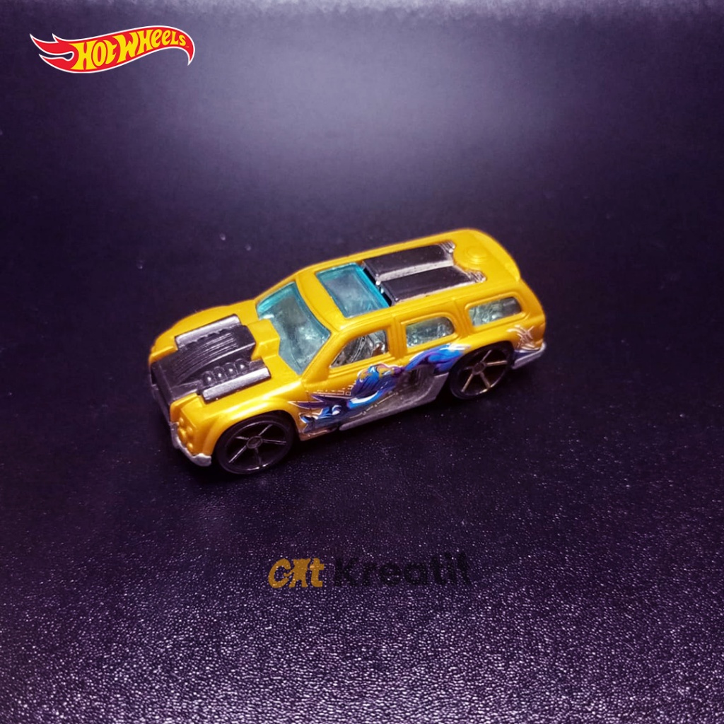 Hot Wheels Rollin Thunder Acceleracer Reguler Logo Bawah Timbul