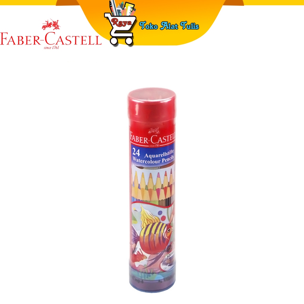 

Faber Castell Watercolor pencils in round tin 24L115924