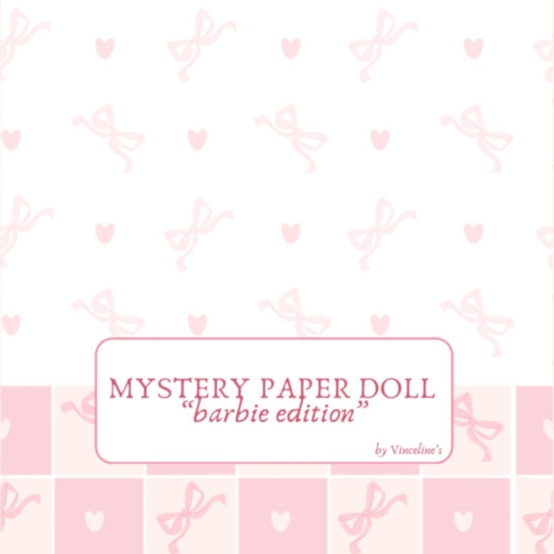 <updated> Boneka Kertas [mystery] vinceline's | Mainan jadul Bp | Bongkar Pasang | Paper Doll | Main