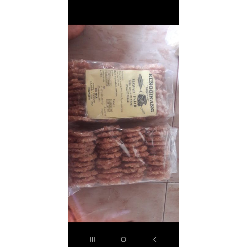 

RENGGINANG KHAS SITUBONDO rasa terasi