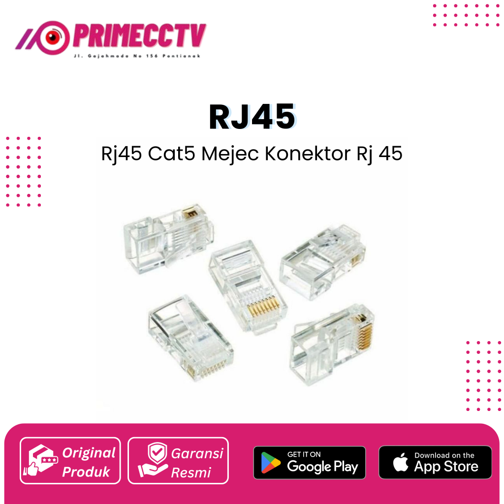 Rj45 Cat5 Mejec Konektor Rj 45