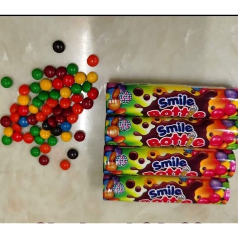 

COKLAT BOTTLE BUTIRAN WARNA WARNI ISI 24 PCS