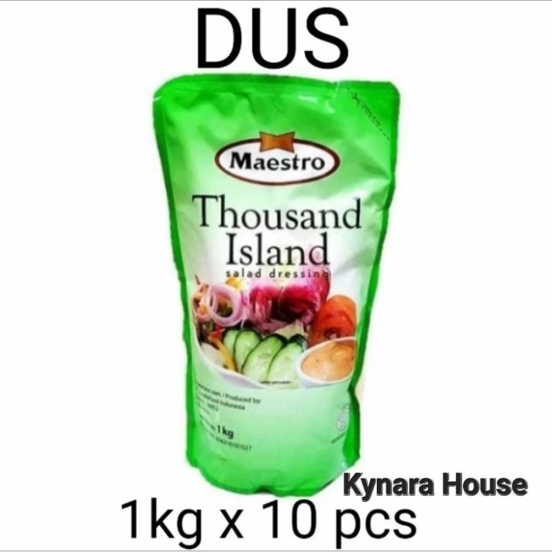 

Mestro Thousand Island Salad Dressing Pouch 10x1kg (Karton)