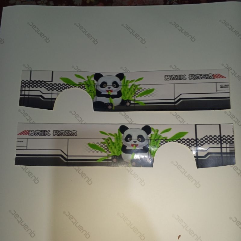 Stiker livery new KIDS PANDA BAIK RASA