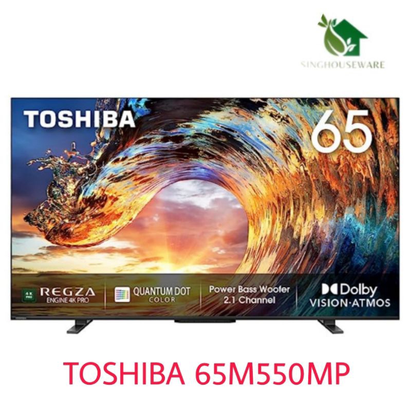 Toshiba TV QLED 65" 4K (Google TV) 65M550MP