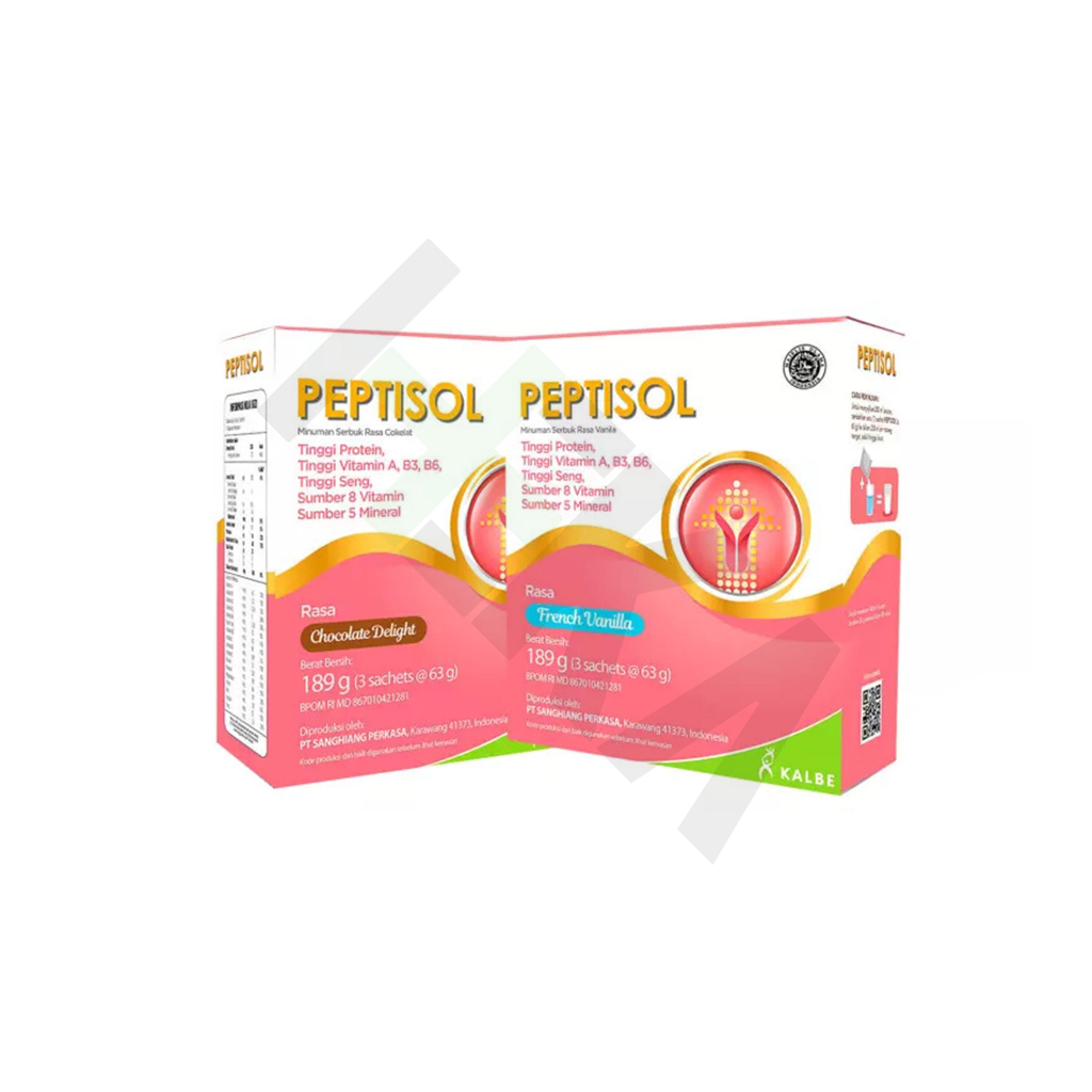 

Peptisol Vanila/Coklat 180 gram - Nutrisi Tinggi Protein Rendah Residu [Majapahit]