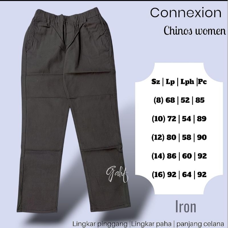 Celana Wanita Chinos Connexion