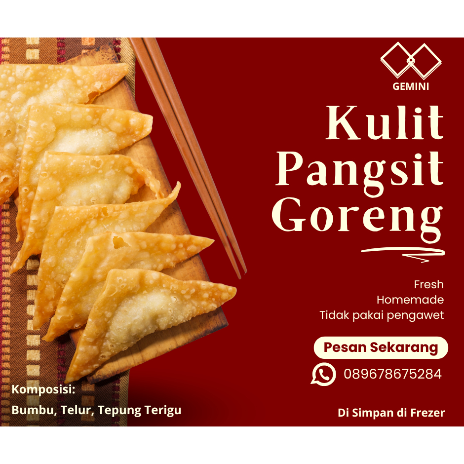 

KULIT PANGIST GORENG | GEMINI, UKURAN 10CM & 11CM