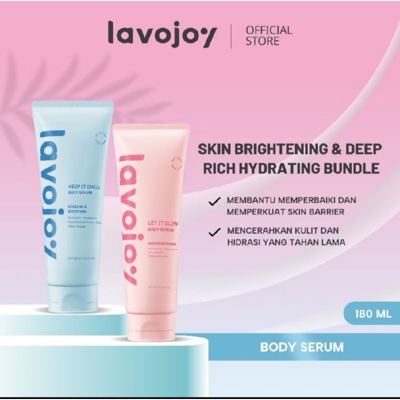 LAVOJOY BODY SERUM 180ML | body serum lavojoy brightening cooling