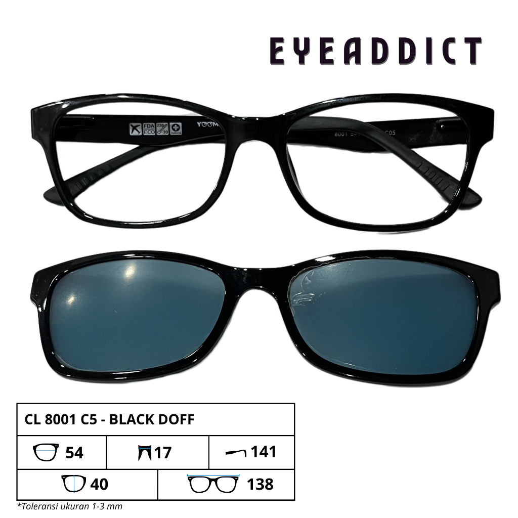 EYEADDICT Kacamata Unisex EA-7001, Kacamata Unisex EA-8001, Kacamata Unisex EA-6033