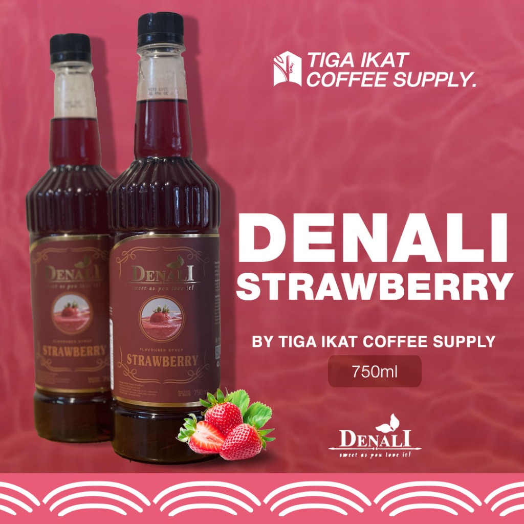 

Denali Sirup Stroberi - Coffee Syrup Flavour Strawberry - 750 ml