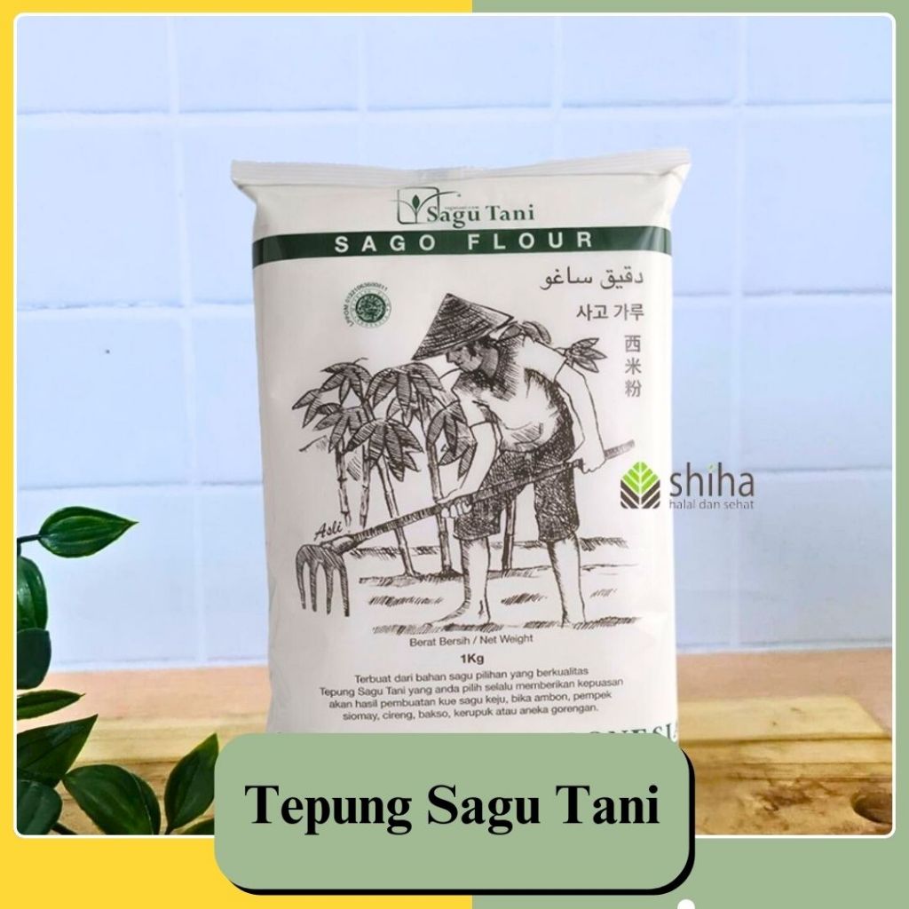 

SHIHA - Tepung Sagu Tani 500gr | Flour Tapioka Cap Tani |