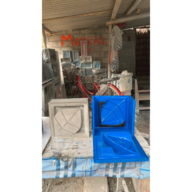 cetakan loster fiber minimalis 20x20