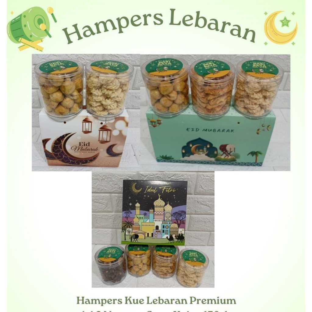 

HAMPERS LEBARAN. PAKET KUE KERING LEBARAN PREMIUM. KUE KERING PREMIUM. HAMPERS IDUL FITRI