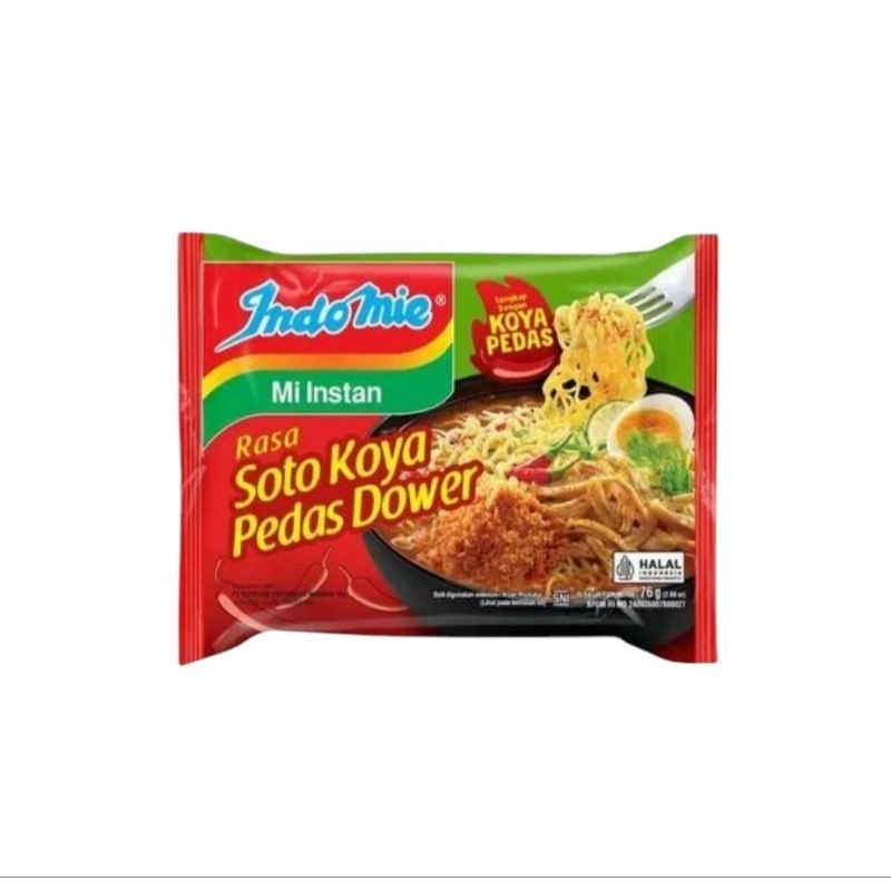 

Indomie Soto Koya Pedas Dower 76 g