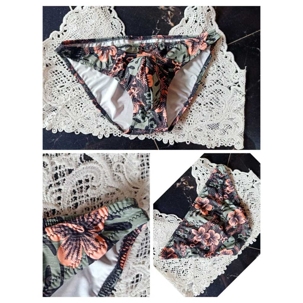 YU7 CD.2 - Celana Dalam Pria Motif Bunga dan daun