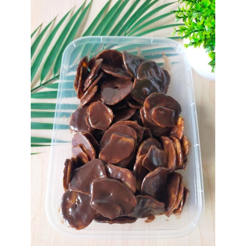 

JUARAZA Keripik Pisang Lumer Full Coklat