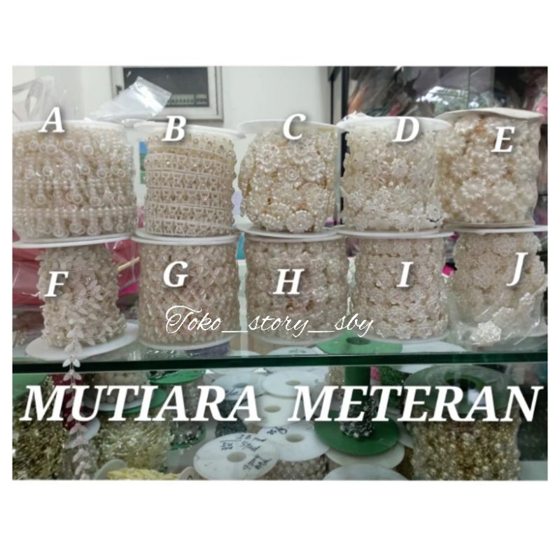 1 YARD - MUTIARA HIASAN BAJU/MUTIARA MATA