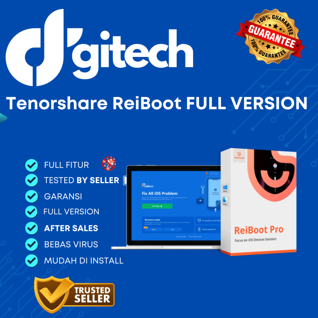 Tenorshare ReiBoot Pro –Recovery iPhone dengan Satu Klik