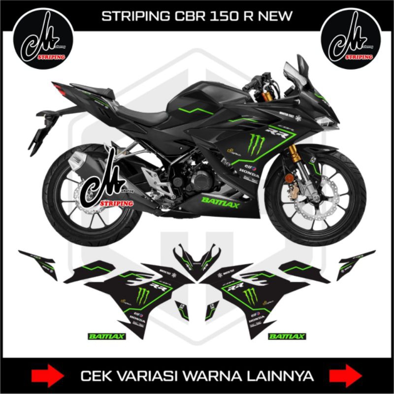 Decal Stiker Motor Honda Cbr 150R New K45r / Striping Stiker Honda Cbr 150R Baru K45R
