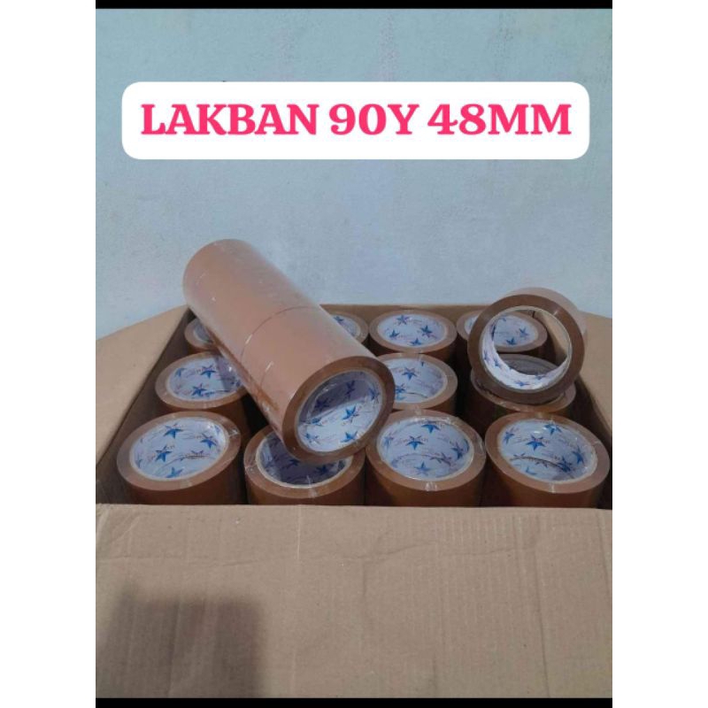 

lakban MURAH 90YARD 48MM COKLAT BENING