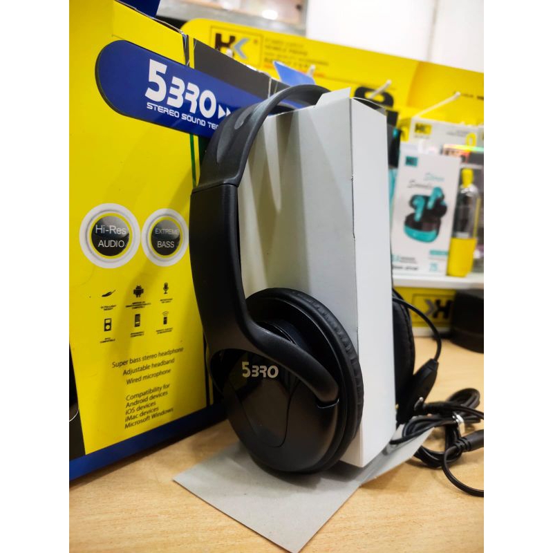 Headphone 5BRO Stereo Sound Technology Bando Original