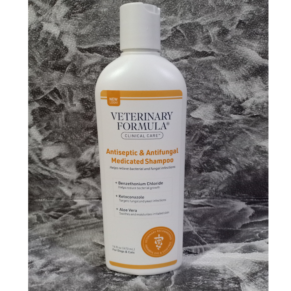 Veterinary Formula Shampo antiseptic antifungal medicated anti jamur