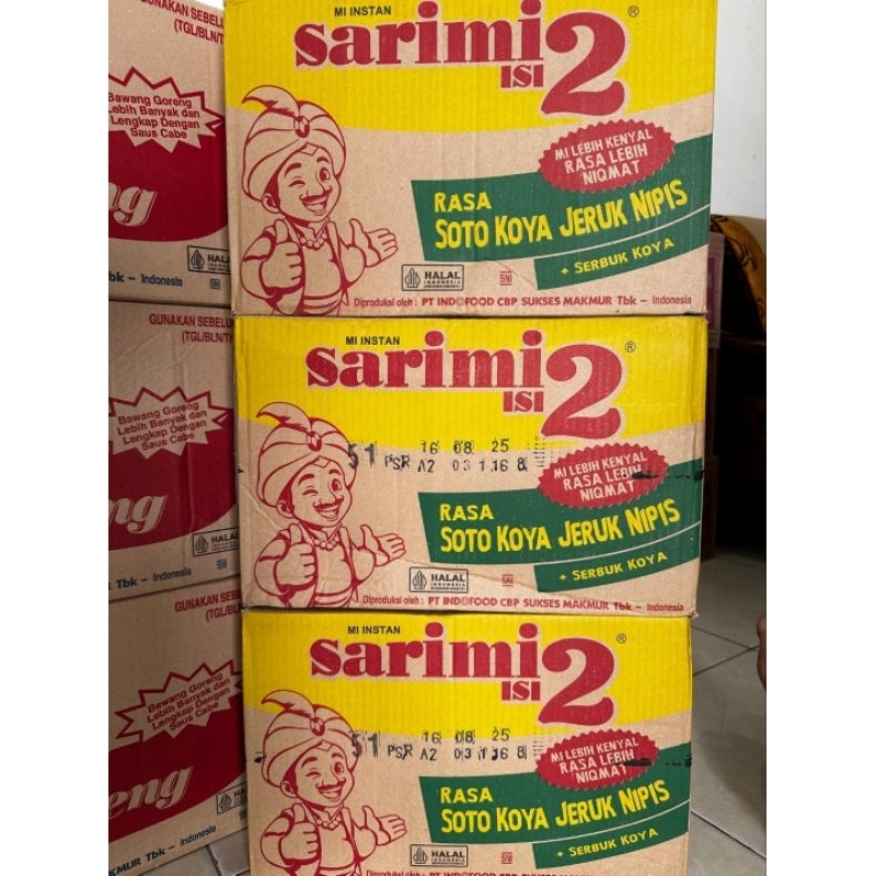 

Sarimi Isi 2 Soto Koya Jeruk Nipis ( 1 Dus Isi 24 Pcs )