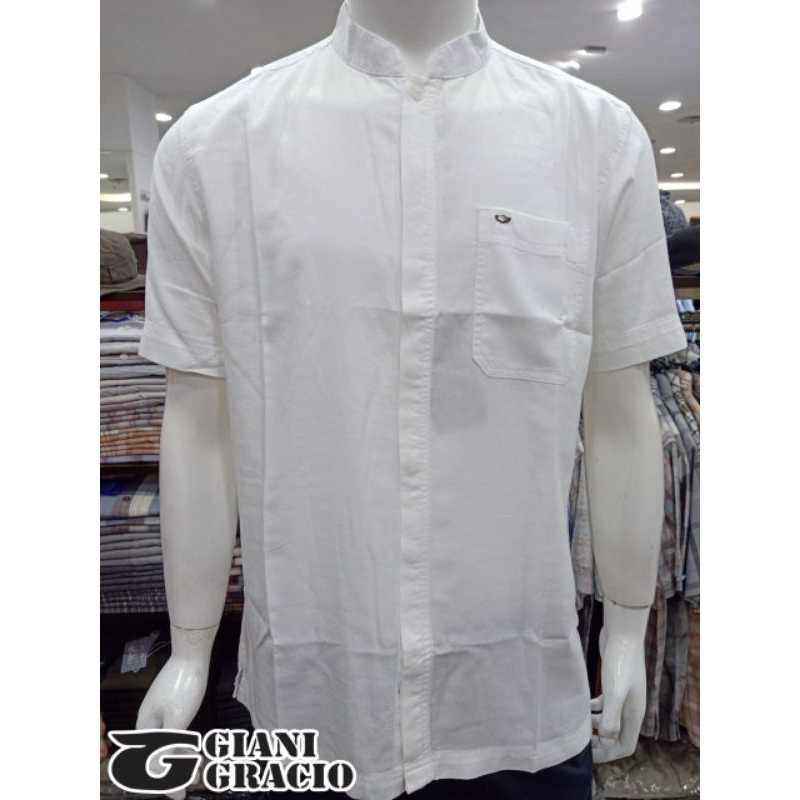 NEW KEMEJA KOKO PUTIH GIANI GRACIO 00509