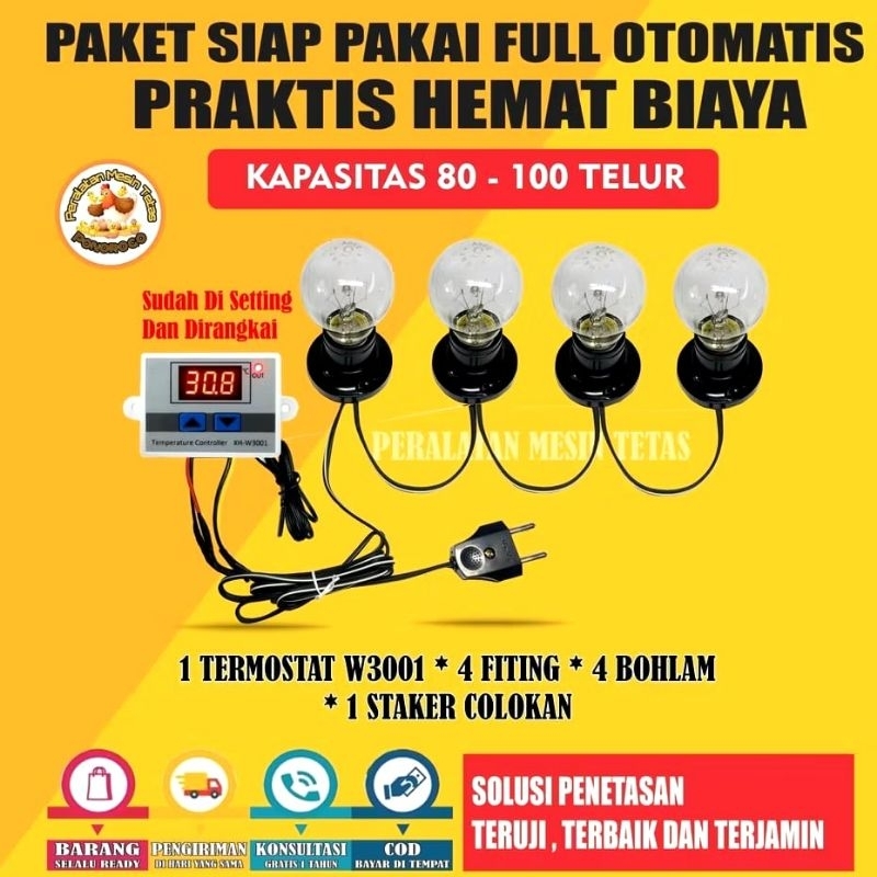 Paket Siap Pakai Mesin Tetas Telur Full Otomatis Penetas Telur Otomatis