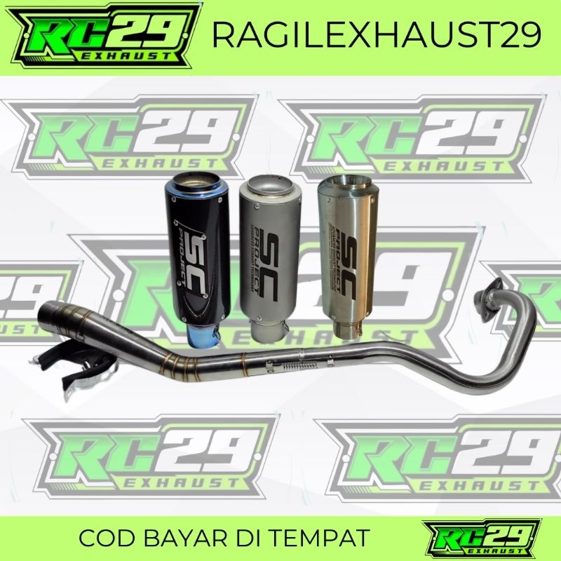 KNALPOT RACING SC PROJECT JUPITER MX KING YAMAHA JUPITER MX KING MX KING JUPITER MX KING 150 CC