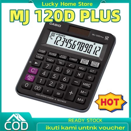 

KALKULATOR CASIO MJ-120D PLUS CHECK & CORRECT CALCULATOR - CEK ULANG