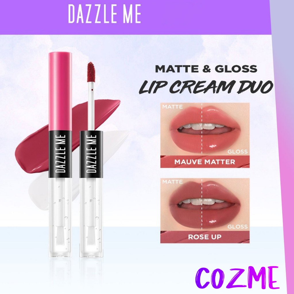 DAZZLE ME Matte & Gloss Lip Cream Duo