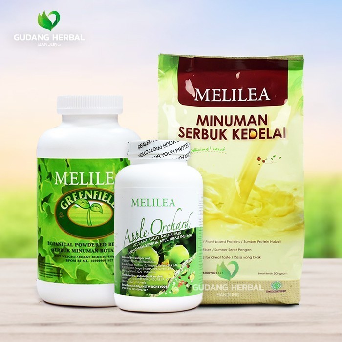 Melilea Greenfield Organik | Melilea Apple Orchard | Melilea Susu Kedelai | Paket Melilea 3in1