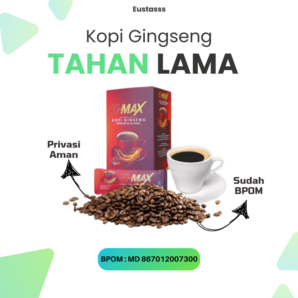 

G-MAX KOPI STAMINA PRIA TAHAN LAMA AMAN 100% BPOM & HALAL - BISA ECER