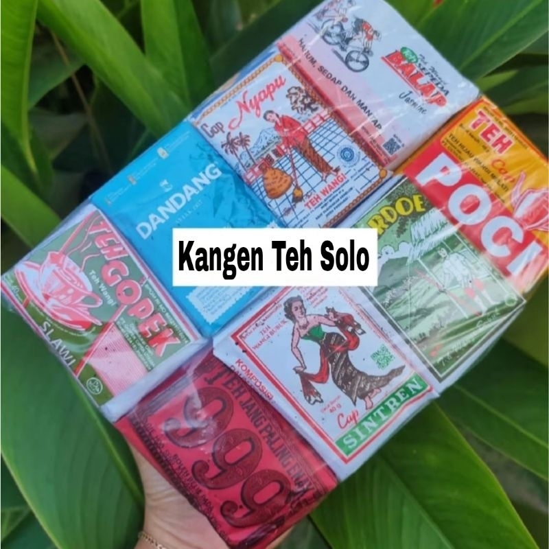 

Paket 8 Teh Tubruk Khas Solo / Teh Angkringan Wangi Bunga Melati Khas Solo