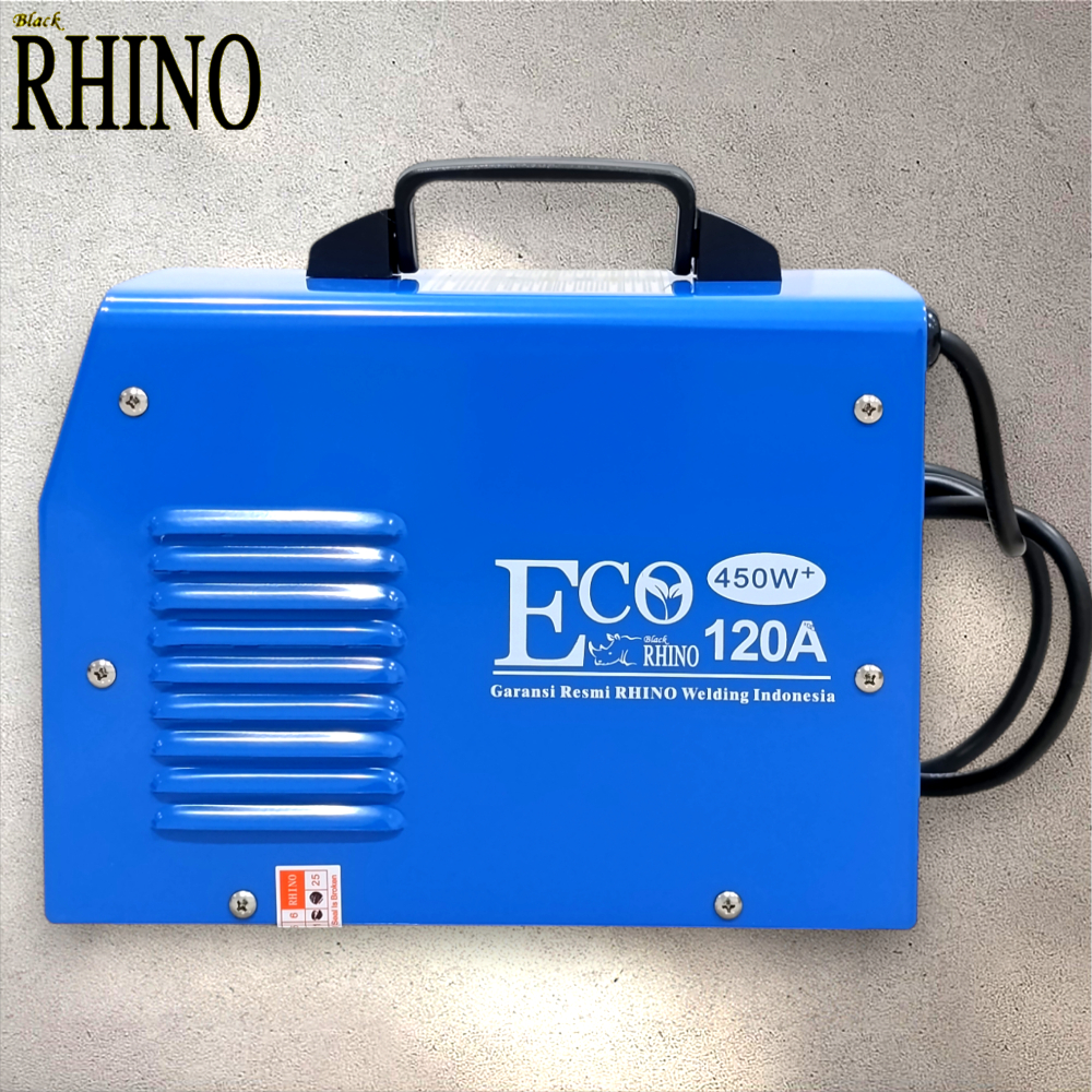 RB Mesin Las Rhino Mesin Trafo Las Inverter MMA 120A 450Watt Las Listrik 450 Watt Travo Las ECO 450W
