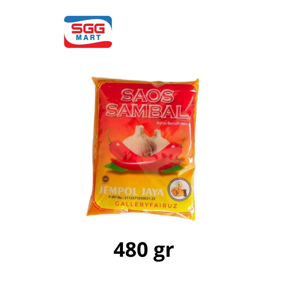 

Saos Sambal Jempol Jaya [Bantal] 480gr