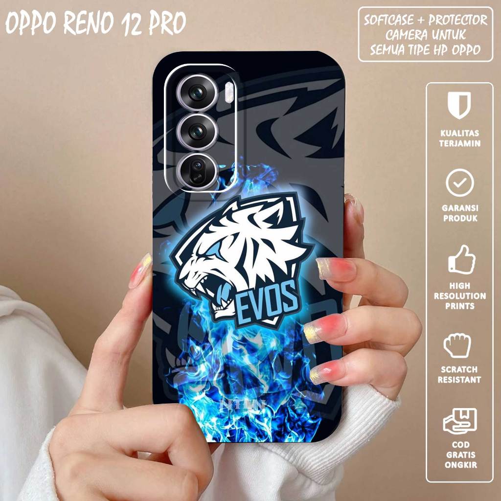 SOFTCASE PRO CAMERA GAMBAR EVOS AESHTETIC FOR REALME 12 PRO - COD