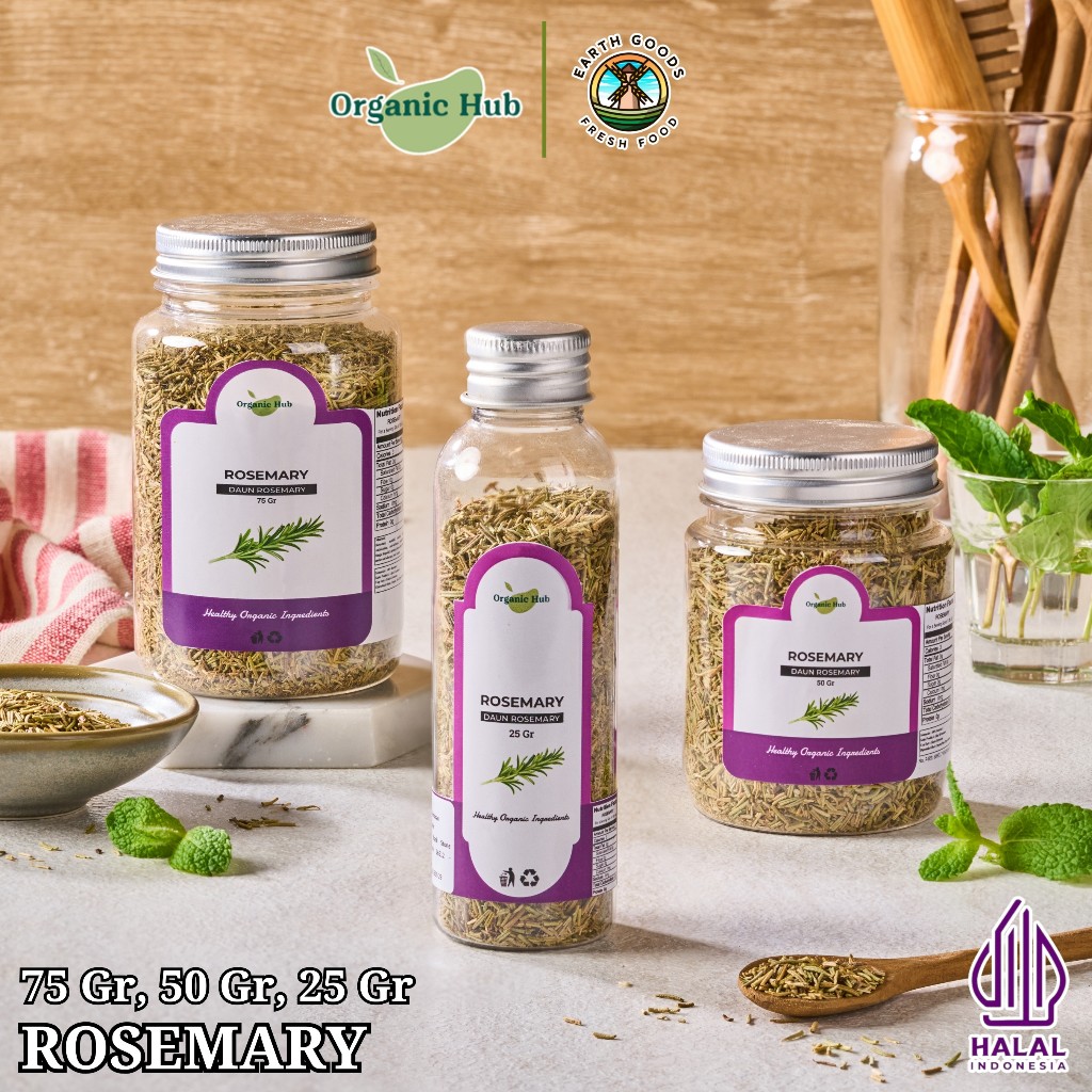 

Organic Hub Daun Rosemary Kering Bubuk Dried Rosemary