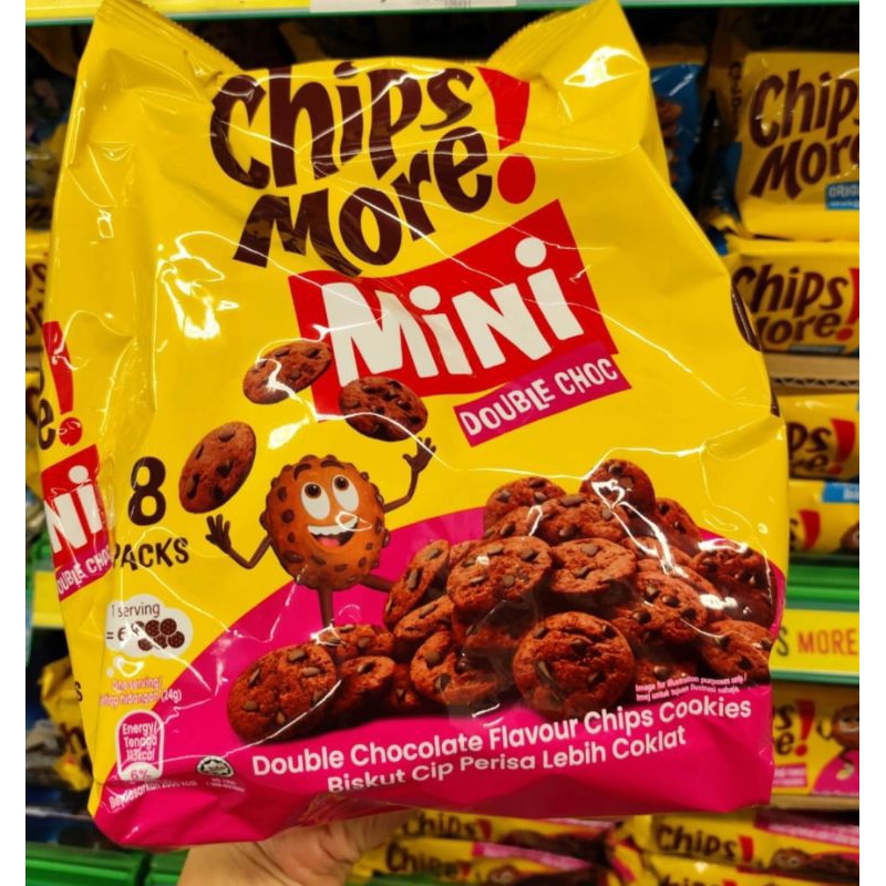 

READY CHIPS MORE MINI DOUBLE CHOC / ORIGINAL ISI 8PACK IMPORT MALAYSIA