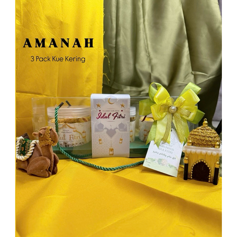 

SM - SPECIAL Ramadan Lebaran Hampers Parcel AMANAH Idul Fitri Cantik Kue Kering Bingkisan